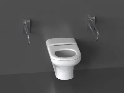 WC50 Toilet 3D model