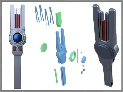 Phase Coil Resonator 3D print model