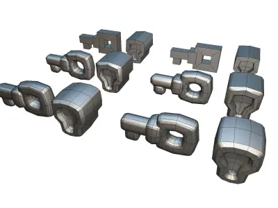 Instant Door - Proto Series Free low-poly 3D model