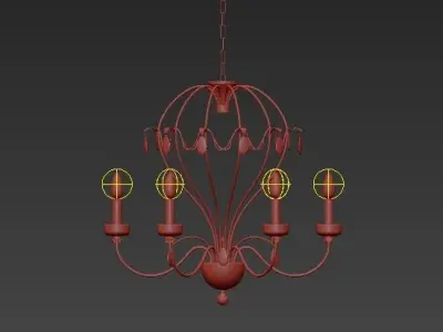 Wildwood Lighting Balloon Chandelier 3D model