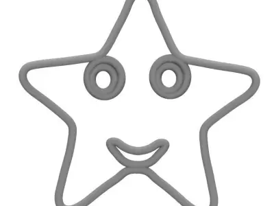 Aqua Feeder Star Fish 3D print model