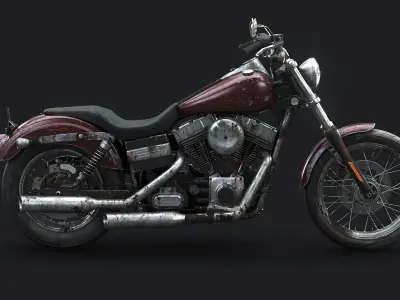  Harley-Davidson FXDC I Dyna Super Glide Custom Aged and Rusted 