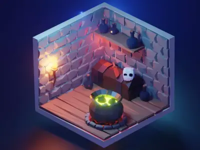 witch house 3D model