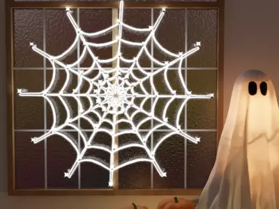 Halloween Spider Web Light 3D model