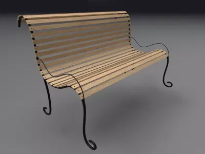 Bench 3D model