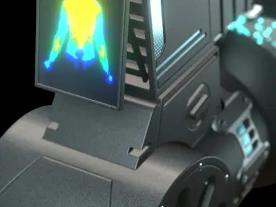 Black Hole Blaster - SciFi Weapon 3D model