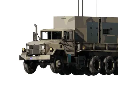 Military truck M35 3D model