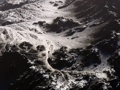 Mountains snow n3 3D model