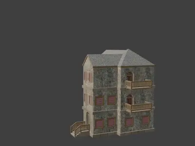 House Model 23 Low-poly 3D model