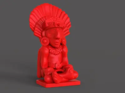The Mayan Statue 3D print model