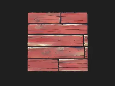 11 Textures Pack Hand Painted Floor Wood Planks Texture