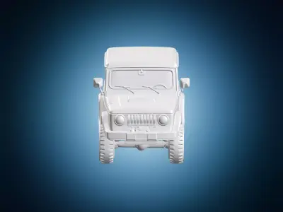 Compact Off-Road Suv Vehicle Model 3D print model