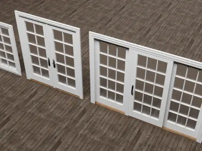 Door Window Set 3D model