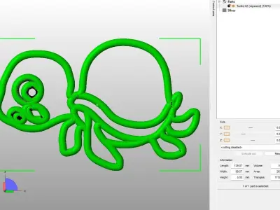 Aqua Feeder Turtle-02 3D print model