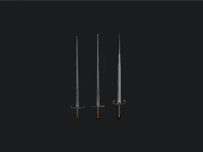 MedievalPropsVol-01 wooden plank Low-poly 3D model