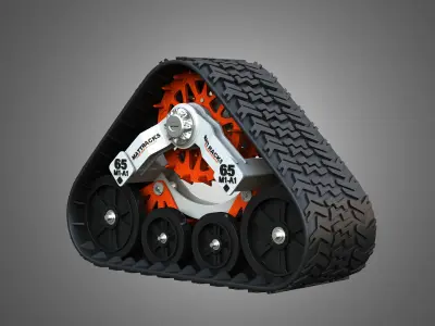 Toolcat UW56 Crawlers 3D model