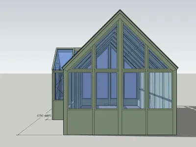 Greenhouse 3D model 2