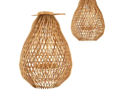 bamboo lamp 36 3D model