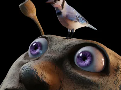 Rodolfo Creature Rigged PBR Low-poly 3D model