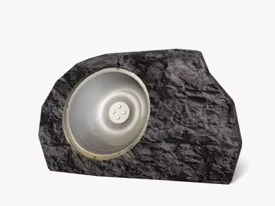 Stone Solar Spot Light 3D model