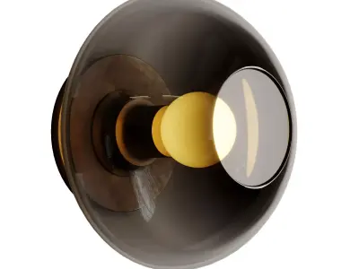 Molten Sconce  Low-poly 3D model