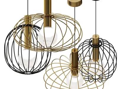 Borzalino LIRA Pendant lamp 3D model