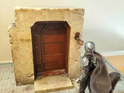 STL FILES 1 12 Scale Imperial Hideout Enterence Diorama 3D print model