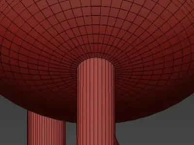 Classic chandelier 3D model 4