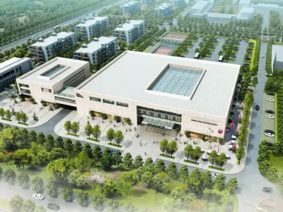 Modern Civic Service Center 3D model