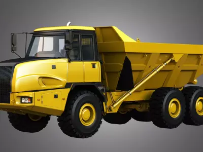 JD - 300D II Articulated Dump Truck  3D model