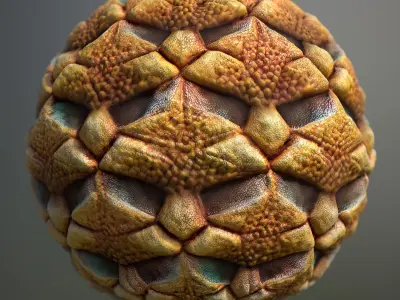 Material Skin Alien 17 Seamless PBR Texture Texture