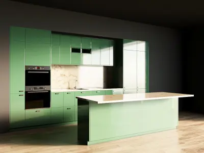 104-Kitchen8 glossy 9 3D model