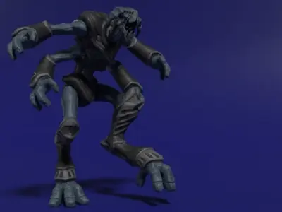 Ugo the Ugo humanoid Low-poly 3D model