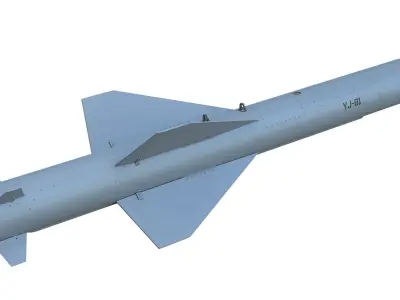 YJ-81 Anti-Ship Cruise Missile 3D model