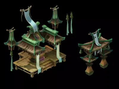 Religion - Taigong 32 3D model