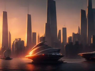 Cyberpunk City Image Collection 3D model