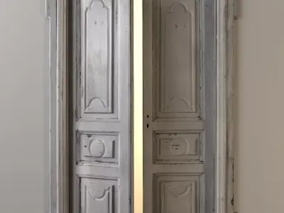 Old Door from Italy 3d model Low-poly 3D model