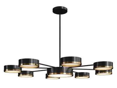 GONZAGA CHANDELIER Low-poly 3D model