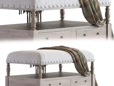 Bench Bailor Uttermost 3D model