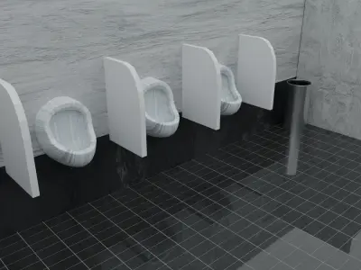 Toilet WC 3D model