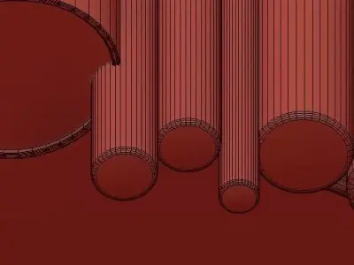 GRANVILLE chandelier 3D model