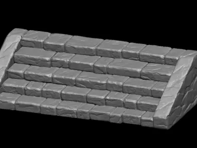 Staircase 3d printable model 3D print model
