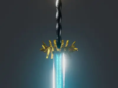 Sapphire The Celestial Sword 3D model