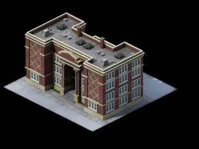 Heterogeneous - Building 03 3D model