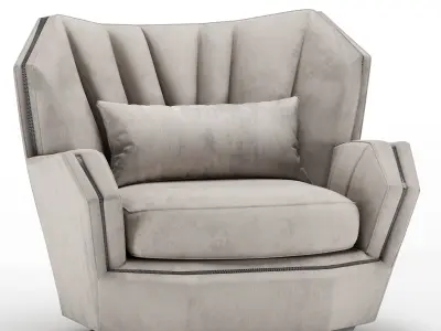 Visionnaire Hemingway Armchair 3D model