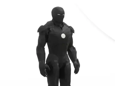 Iron Man Mark 2 Low-poly 3D model