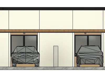 Duplex House Design 3D model