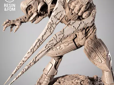 Wicked Video Games Arbiter Sculpture 3D print model