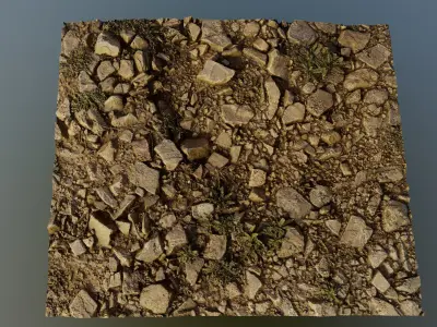 scanground10rocks 3D model