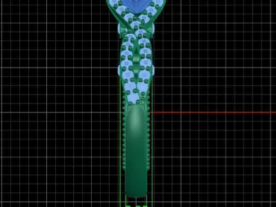 Jewelry ring 396 3D print model